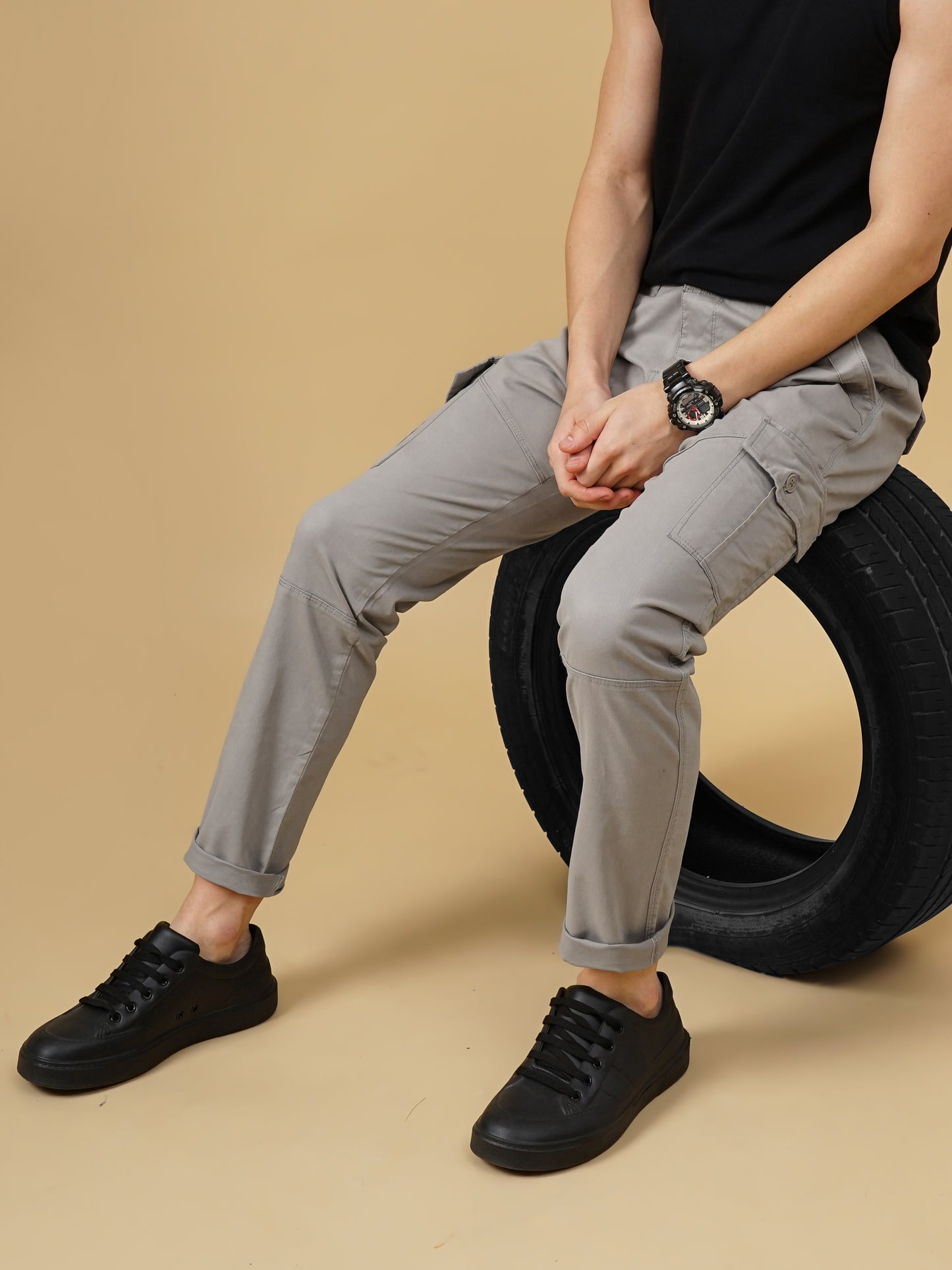 Rover Grey Cargo Pant