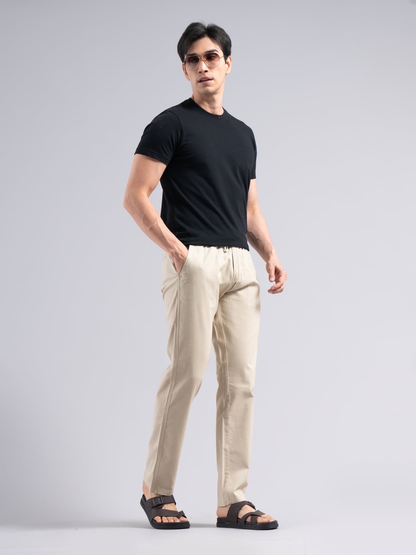 Aria Cream Linen Pant