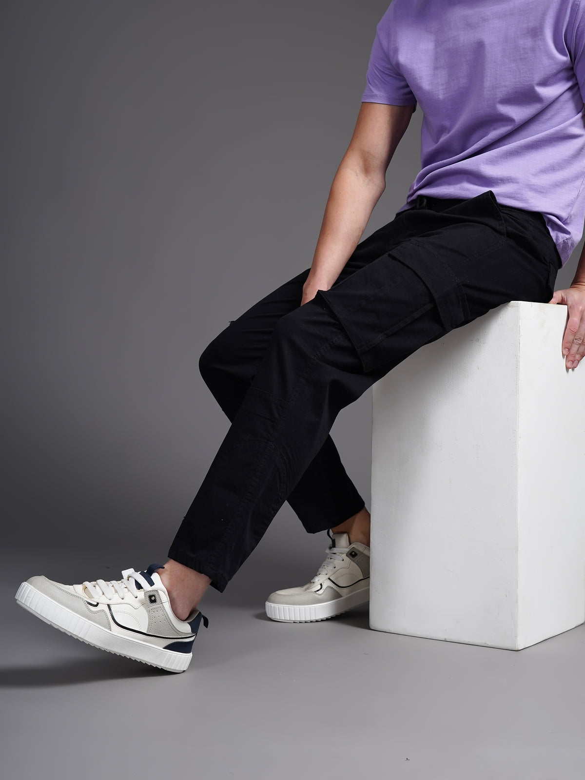 Arden Black Cargo Pant