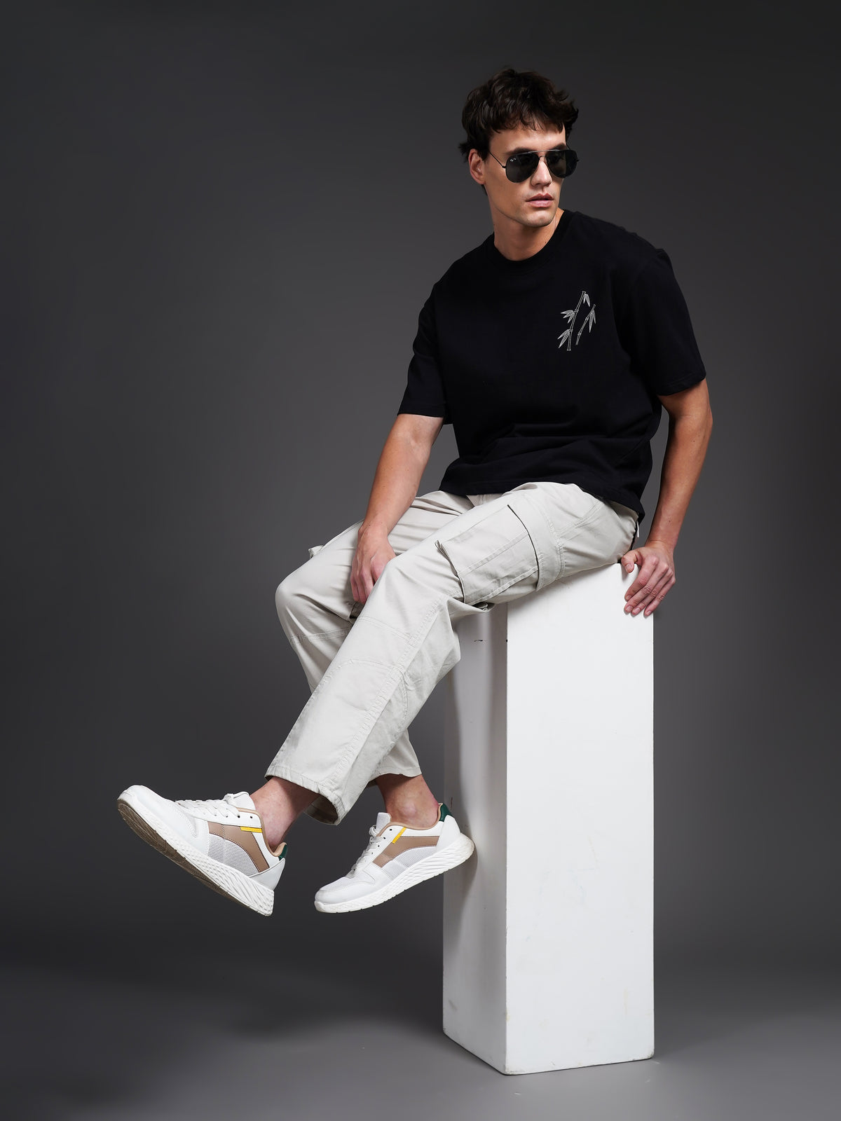 Arden Off White Cargo Pant