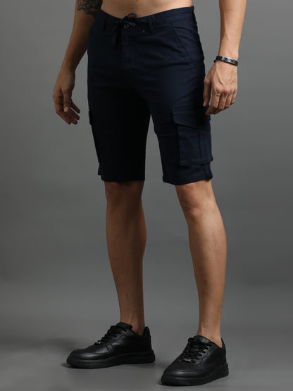 Airy Navy Cargo Shorts