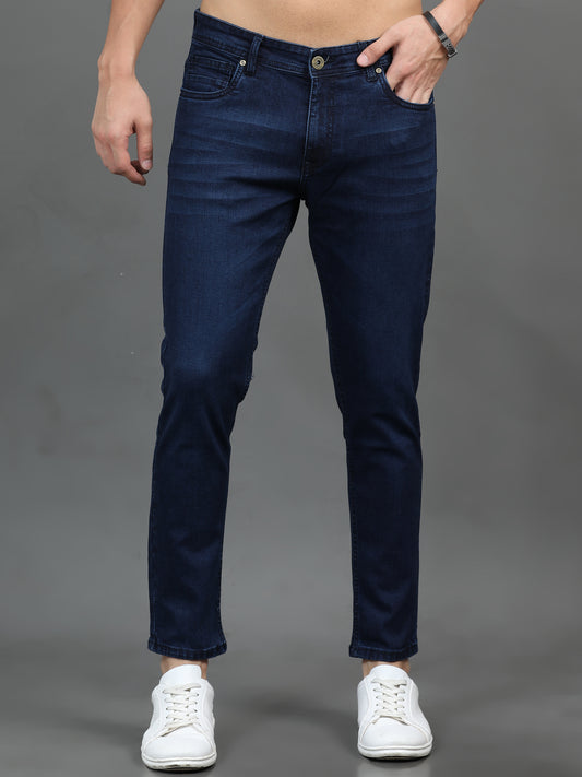 Sleek Dark Blue Jeans