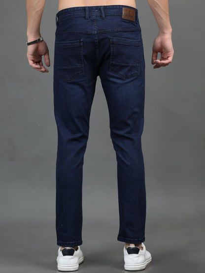 Sleek Dark Blue Jeans