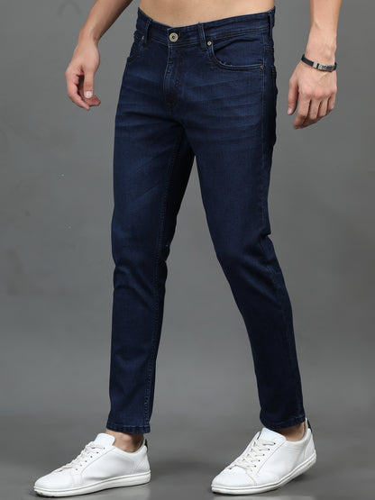 Sleek Dark Blue Jeans