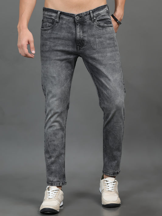Sleek Light Grey Jeans