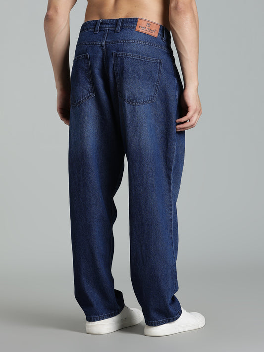 Brukk Blue Baggy Jeans