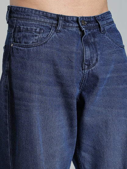 Brukk Blue Baggy Jeans