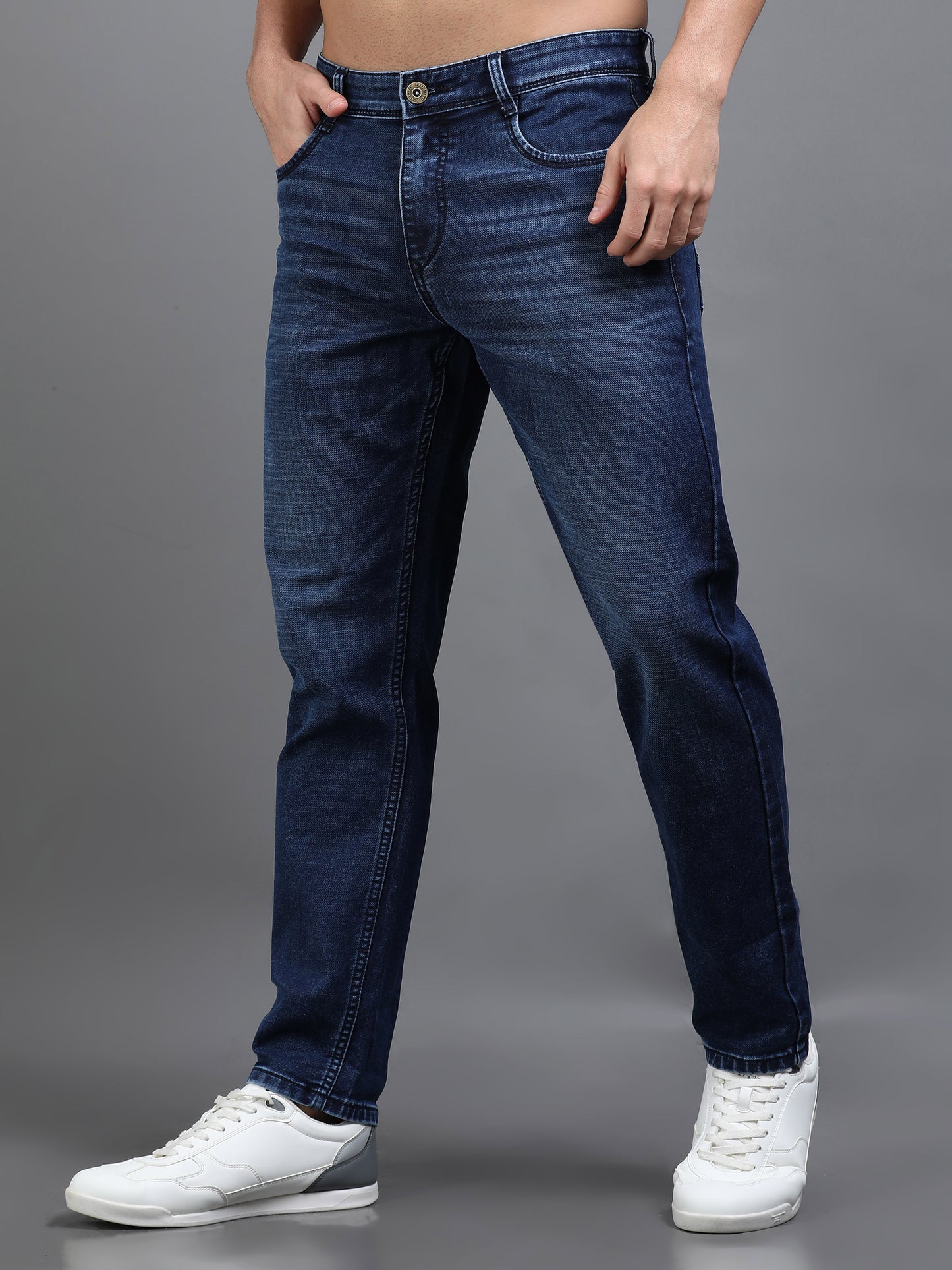 Rivet Deep Blue Jeans