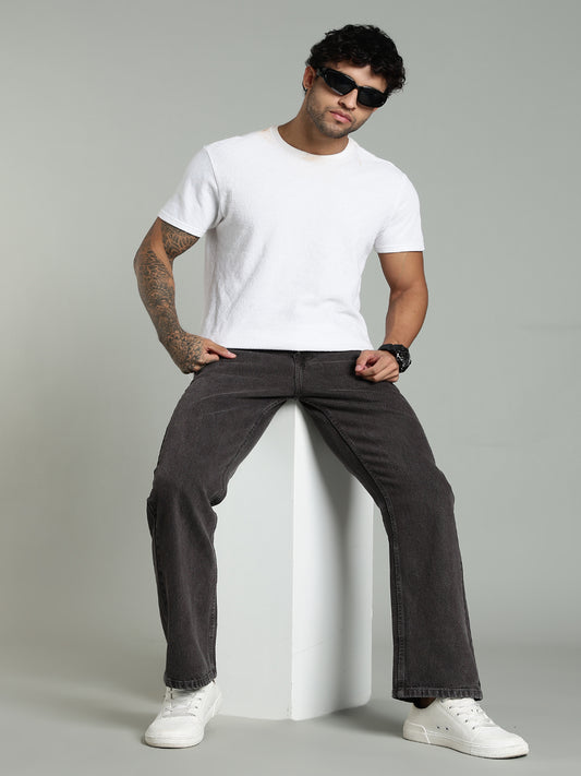 Forge Brown Relaxed Fit Jeans