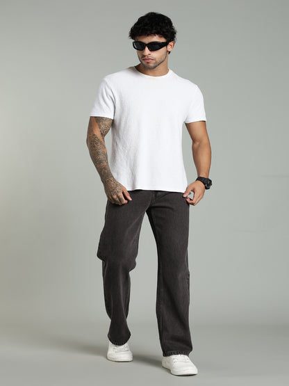 Forge Brown Relaxed Fit Jeans