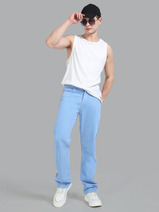 Forge Sky Blue Relaxed Fit Jeans