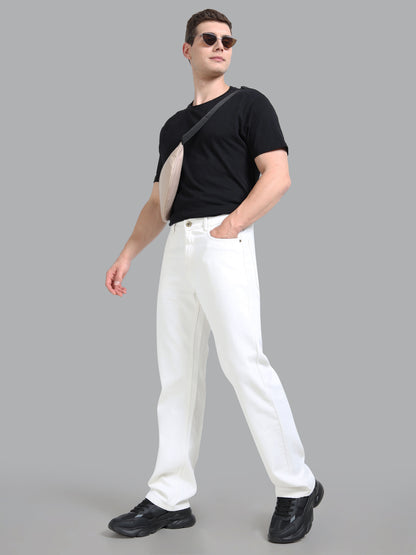 Forge White Relaxed Fit Jeans