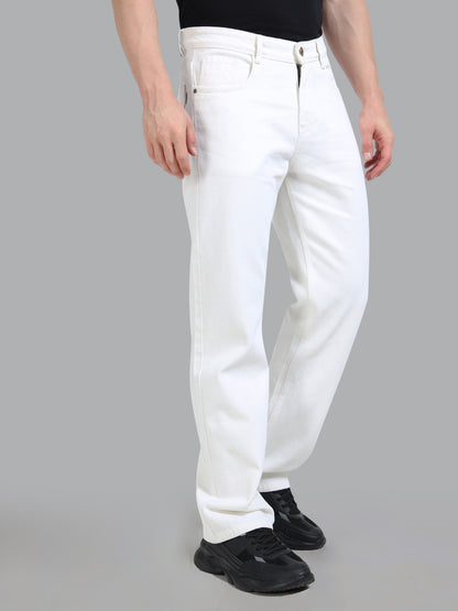 Forge White Relaxed Fit Jeans