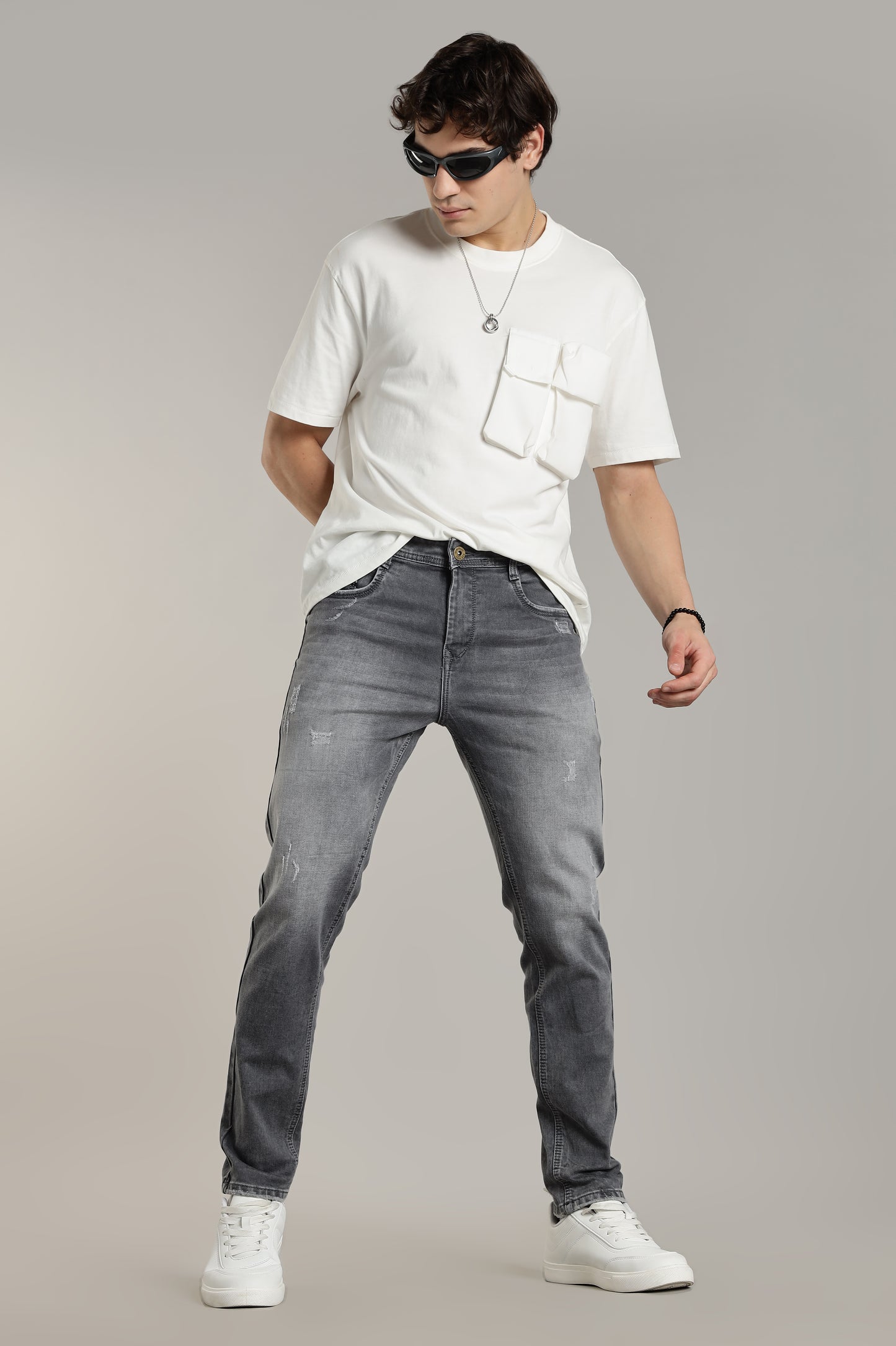 Smoke Grey Flint Jeans