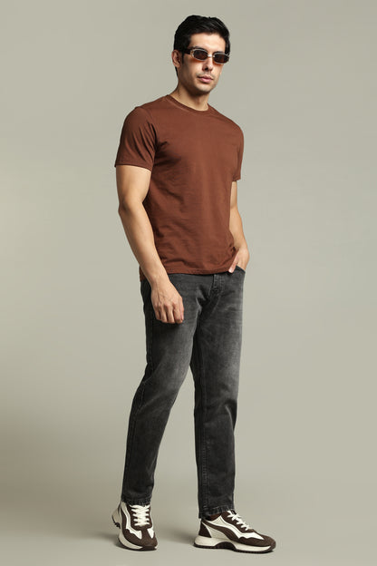 Kavor Black Relax Tapered Jeans