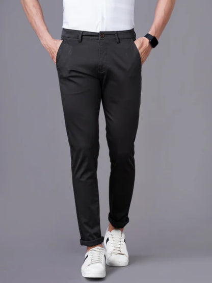 Twill Dark Grey Chinos