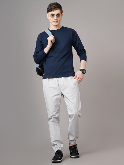 Plain Navy Full Sleeve T-Shirt