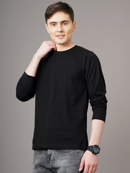 Plain Black Full Sleeve T-Shirt