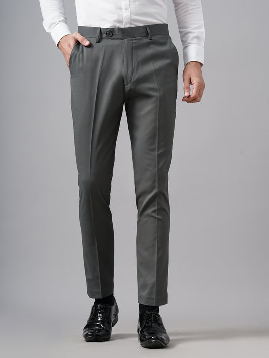 Plain Charcoal Formal Trouser