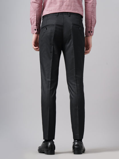 Tex Plain Black Formal Trouser