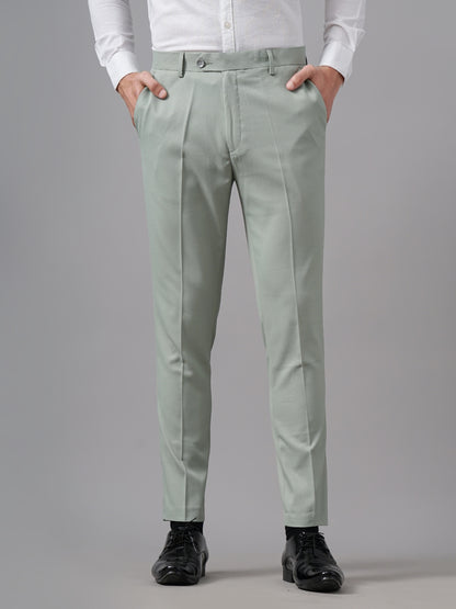 Tex Plain Green Formal Trouser