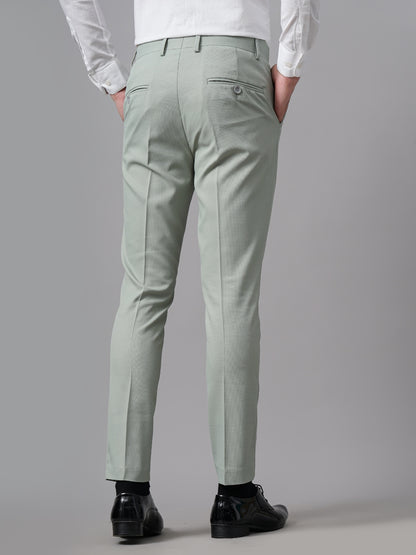 Tex Plain Green Formal Trouser