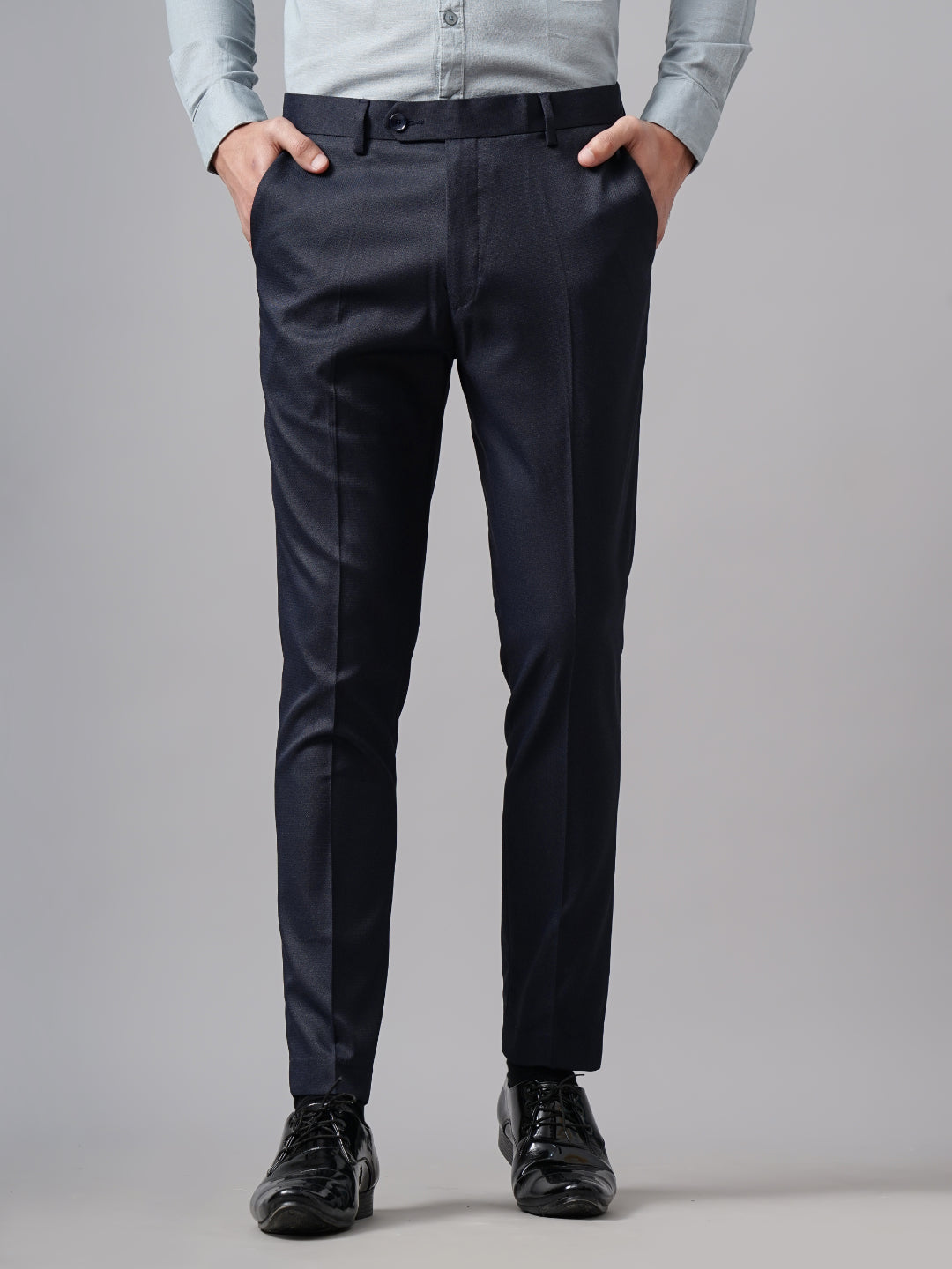 Tex Plain Navy Formal Trouser