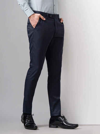 Tex Plain Navy Formal Trouser