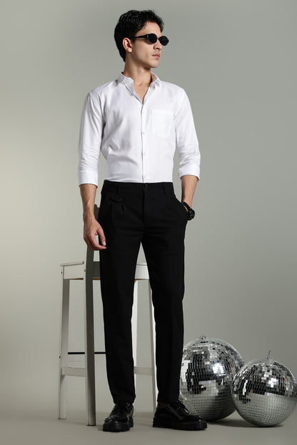 Lucent Black Formal Pant