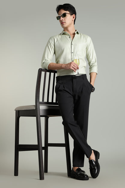 Lucent Charcoal Formal Pant