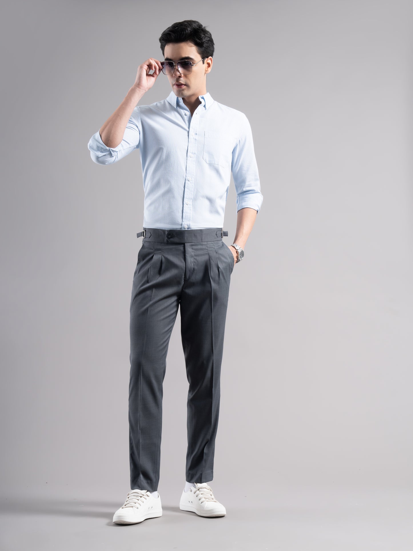 Verona Grey Gurkha Pant