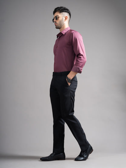 Flexi-waist Black Trouser