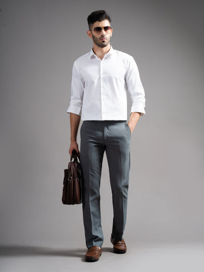 Flexi-waist Grey Trouser