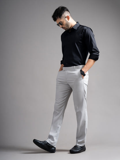 Flexi-waist Silver Trouser