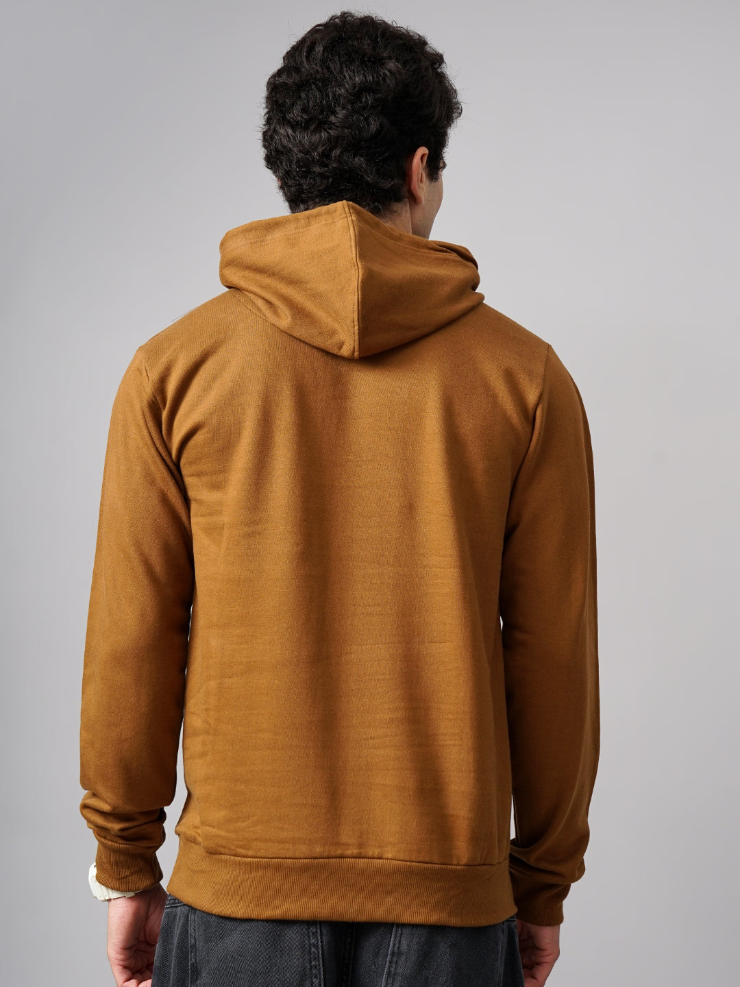 Solid Brown Hoodie