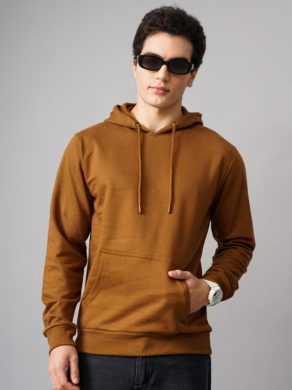 Solid Brown Hoodie