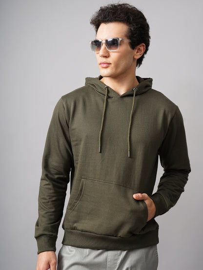 Solid Olive Hoodie