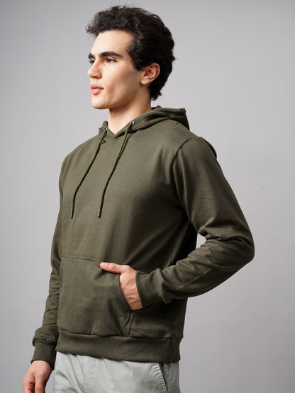 Solid Olive Hoodie