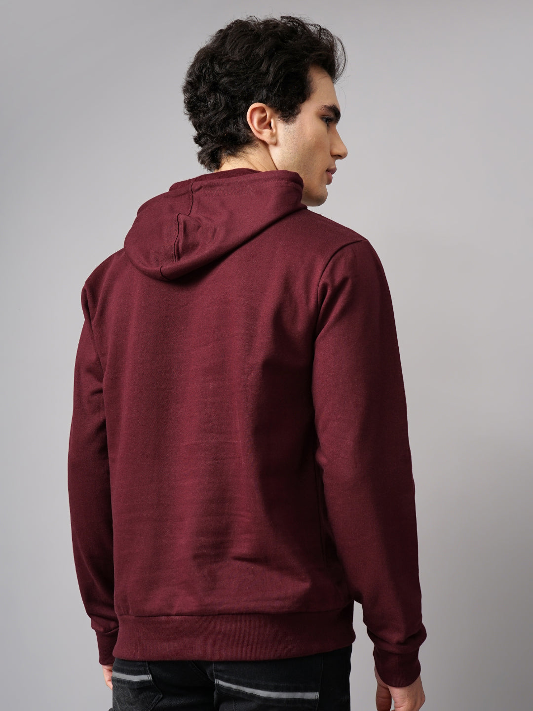 Solid Wine Hoodie