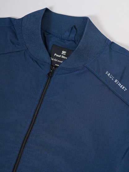 Solid Bomber Blue Jacket