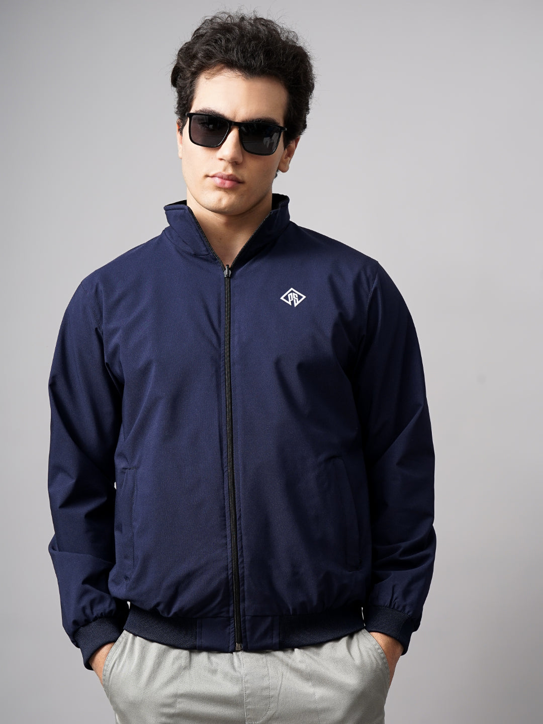 Reversible Windcheater Blue Jacket