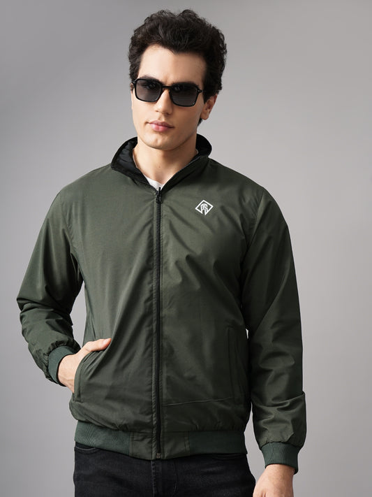 Reversible Windcheater Olive Jacket