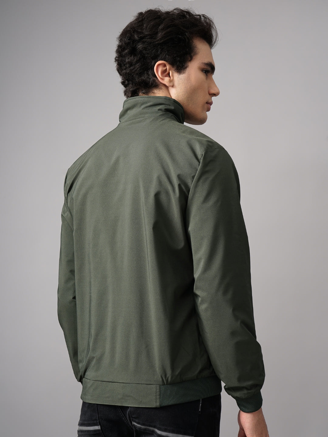 Reversible Windcheater Olive Jacket