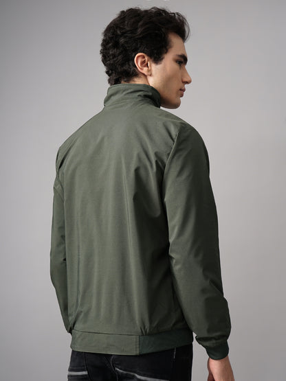 Reversible Windcheater Olive Jacket