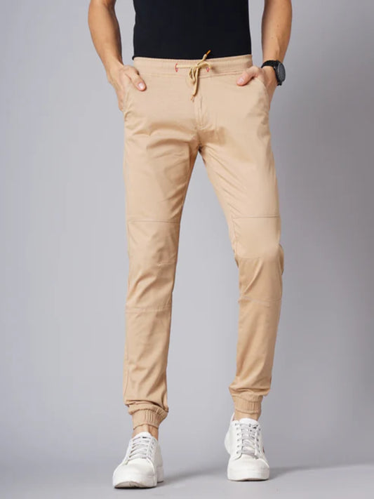 Twill Beige Jogger