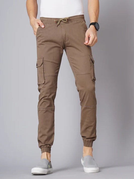 Twill Brown Cargo Pant