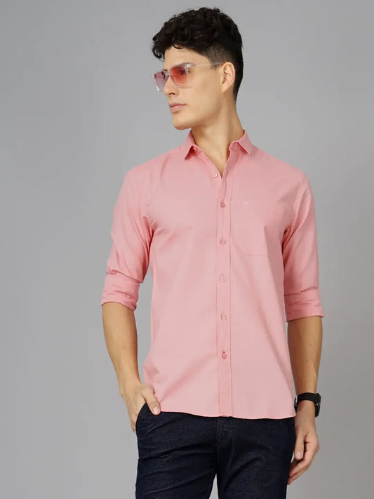 Oxford Pink Solid Shirt