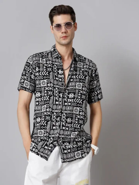 Aztec Black Shirt