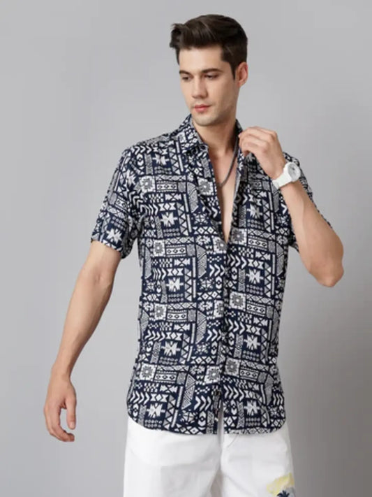 Aztec Navy Shirt