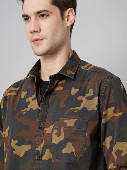 Camouflage Brown Shirt